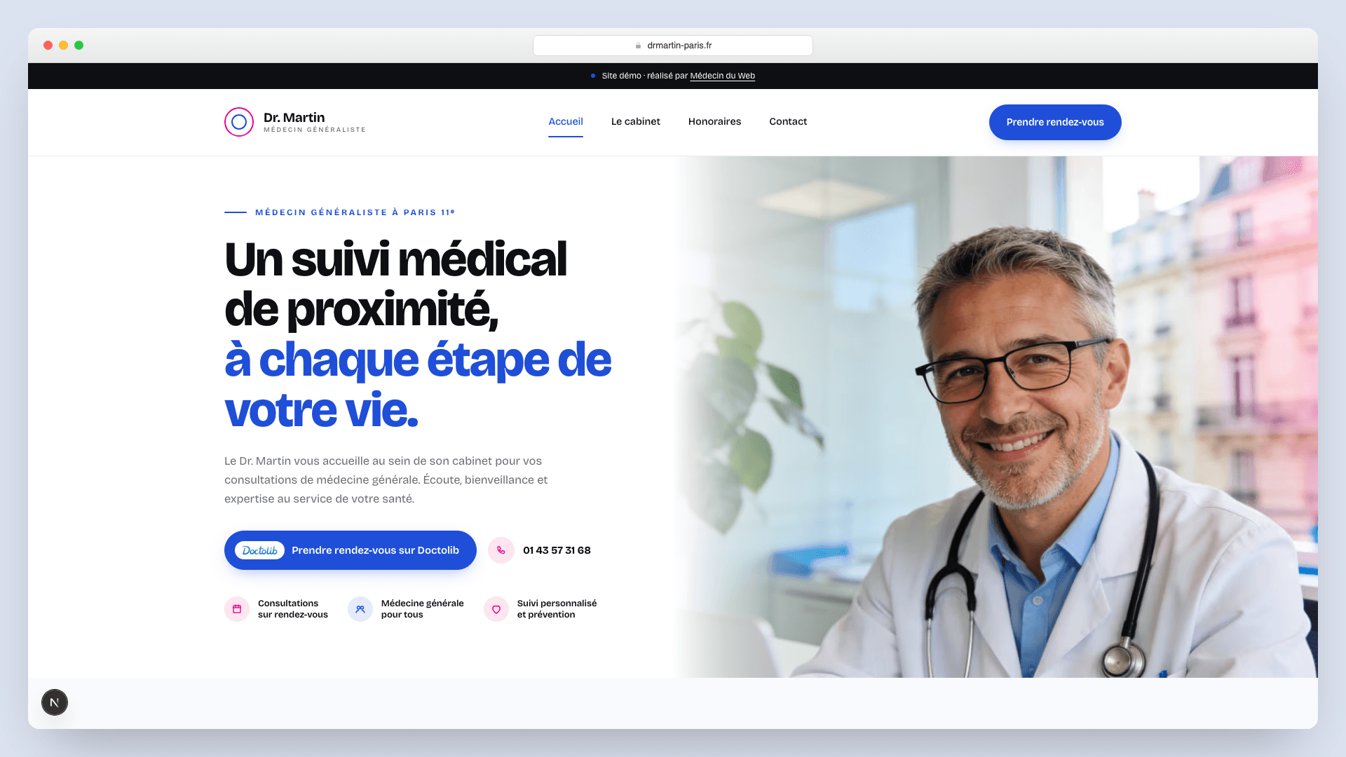 Dr Martin · Médecin généraliste — Médecin généraliste