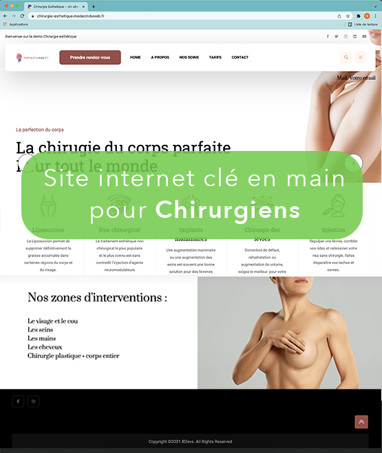 creation site internet pour chirurgiens