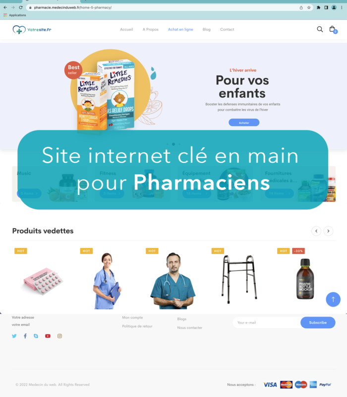 site pour pharmaciens