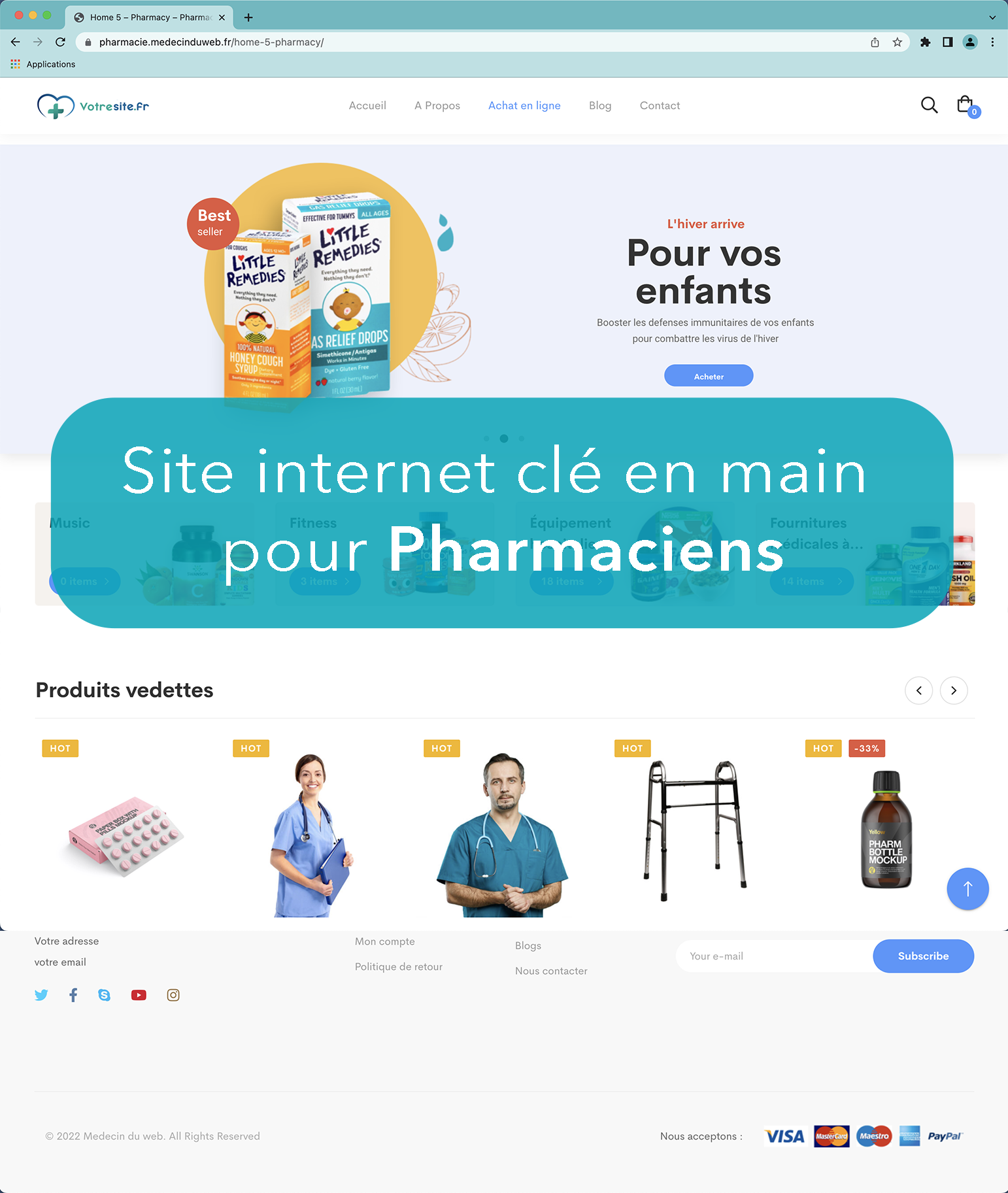 site pour pharmaciens